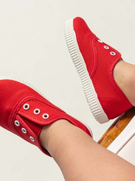 loneta sin cordones roja