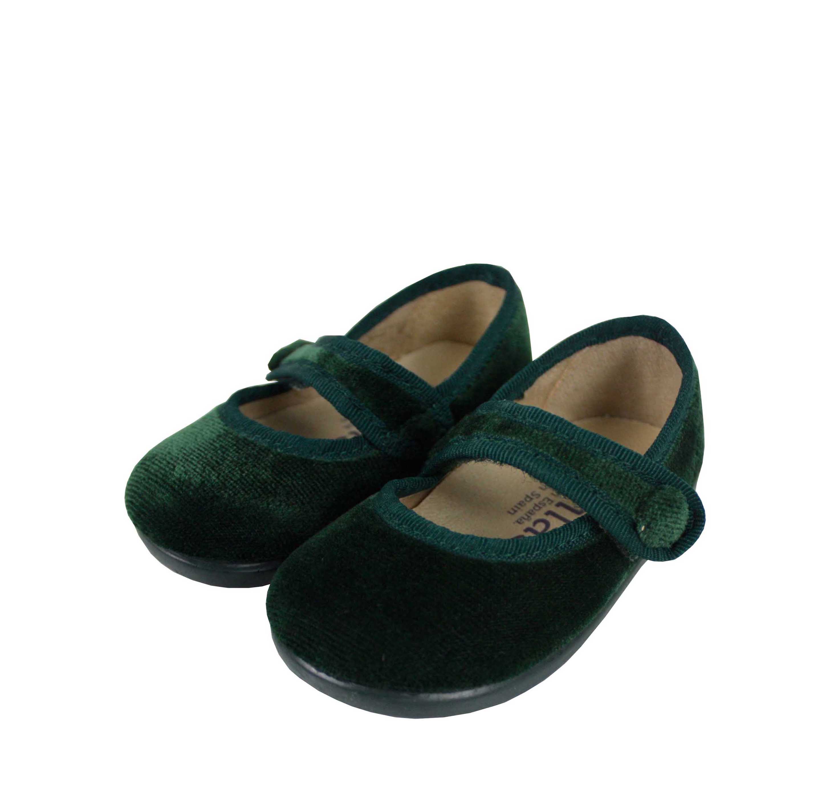 green velvet mary janes