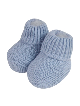Patuco bebe punto azul m&h