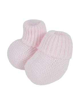 Patuco bebé punto rosa m&h