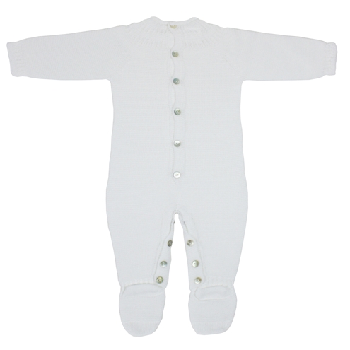 white knit jumpsuit