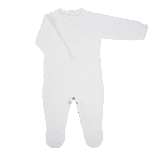 white knit jumpsuit