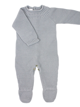 pelele punto gris ochitos