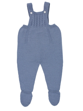 Peto bebé punto azulón con tirantes m&h