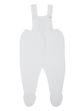 Peto bebe punto blanco con tirantes m&h