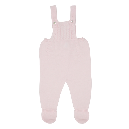 Peto bebé punto rosa con tirantes m&h