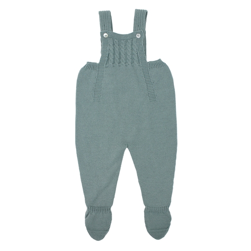 Peto bebé punto verde agua m&h