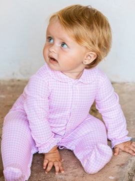 pijama cuadro rosa