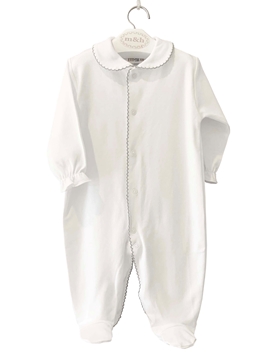 Pijama largo en gris