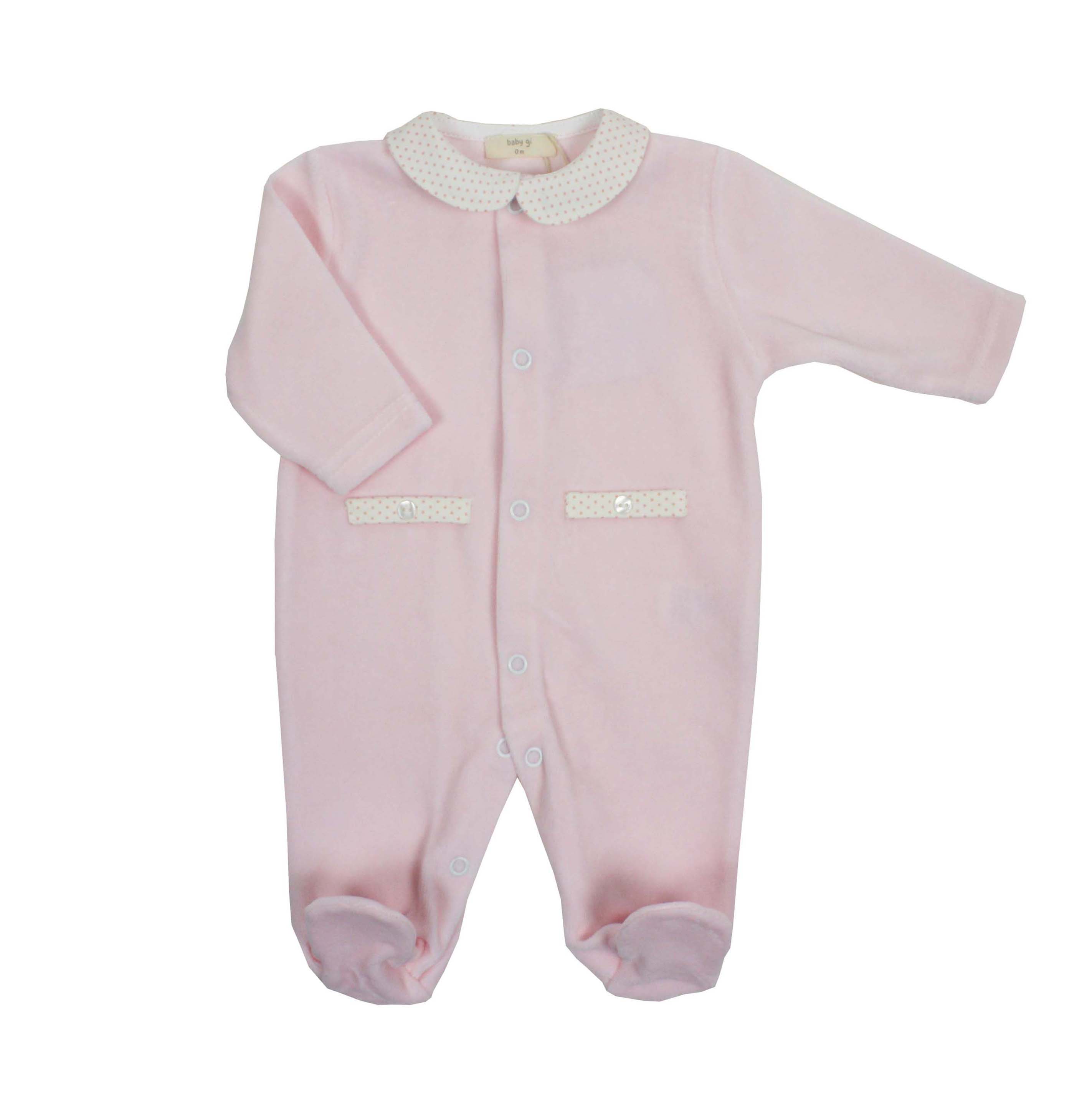 sleepsuit velvet newborn