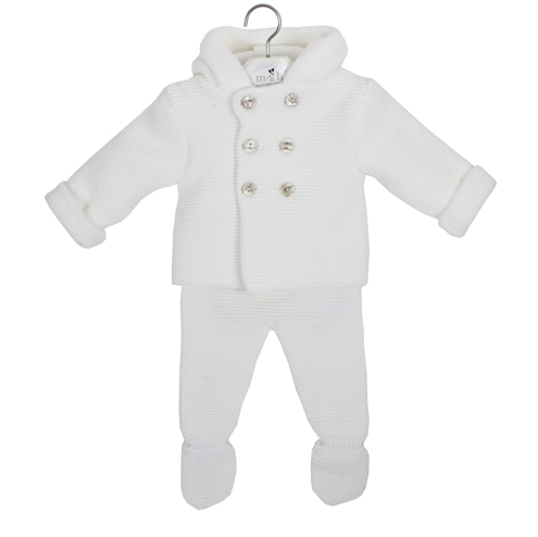 san Francisco knit two pieces white