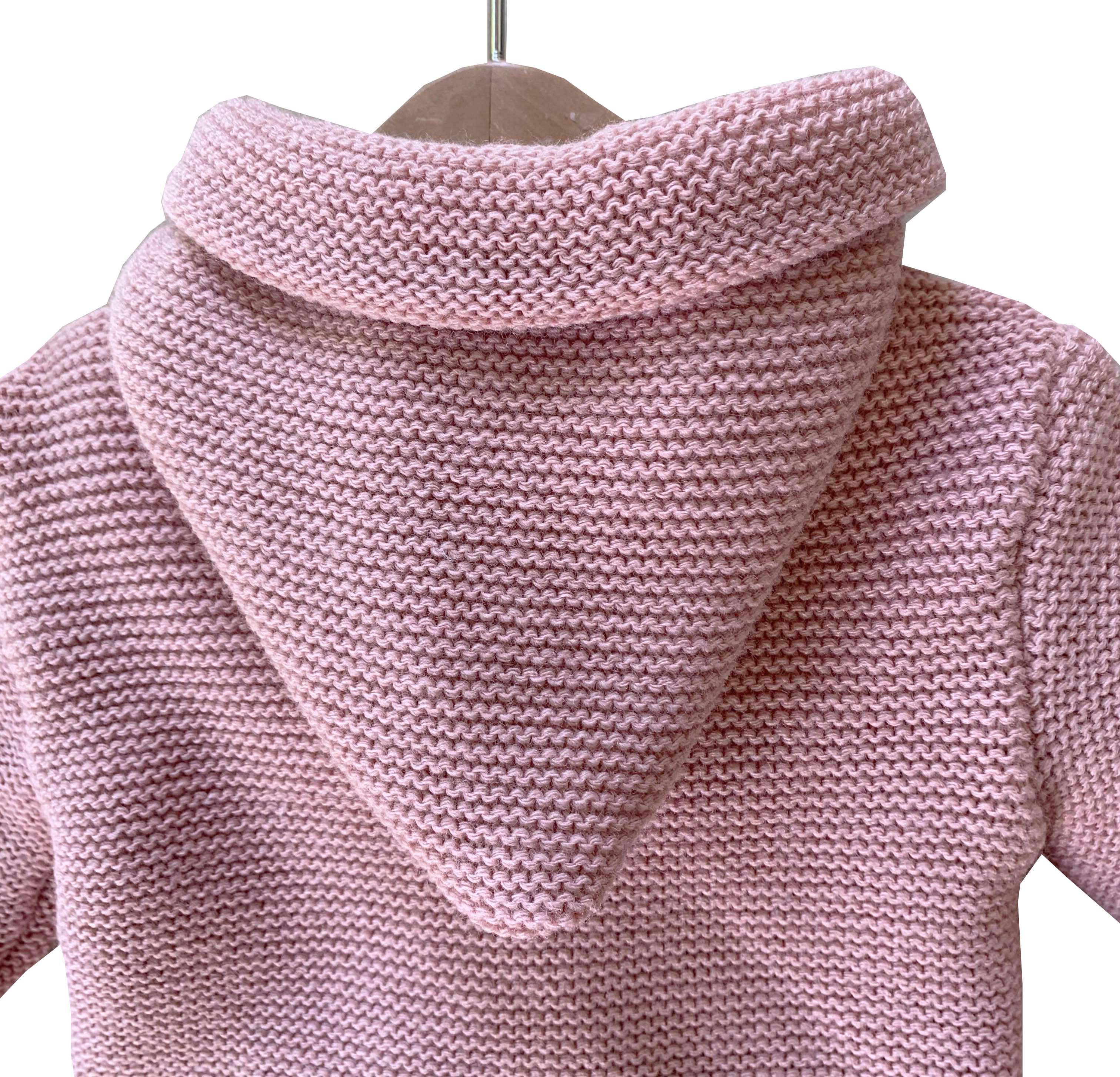 san francisco de punto con ochos en rosa palo