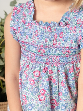 amelia pink blue dress