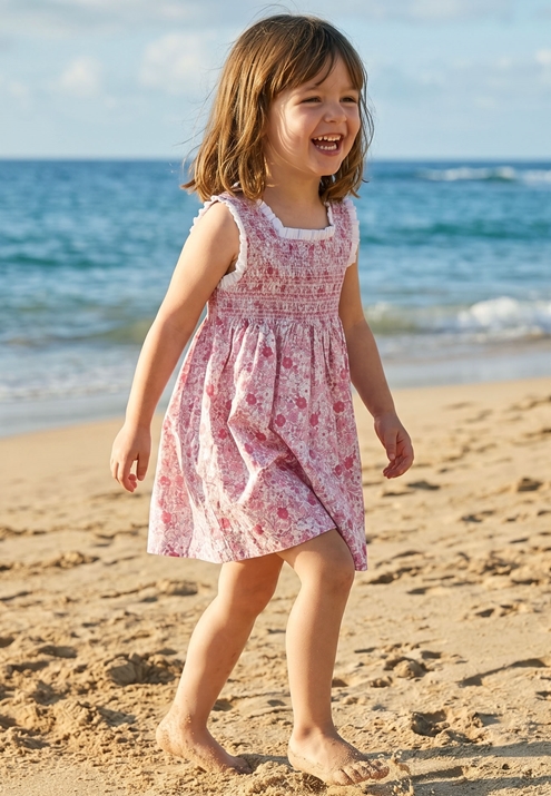 vestido alice rosa verano