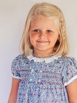vestido inés burdeos campanilla