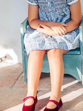 vestido inés burdeos terciopelo