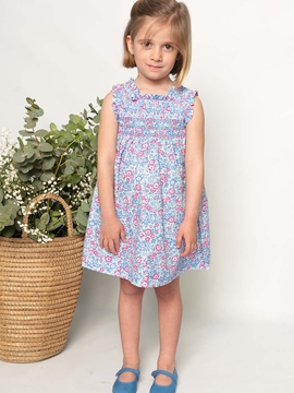 pink dress summer girl