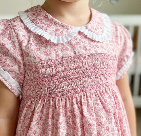 vestido valentina rosa flores