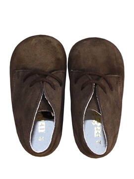 zapato ante marrón bota