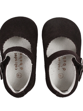 Zapato ante mercedita marrón