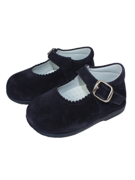 Zapato mercedita ante marino