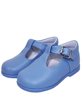 zapato piel pepito azul