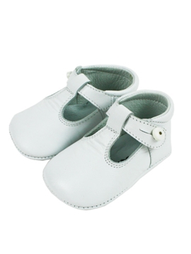 Zapatos bebe pepitos blanco