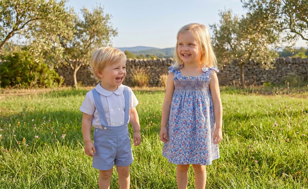 summer pring prints girl boy